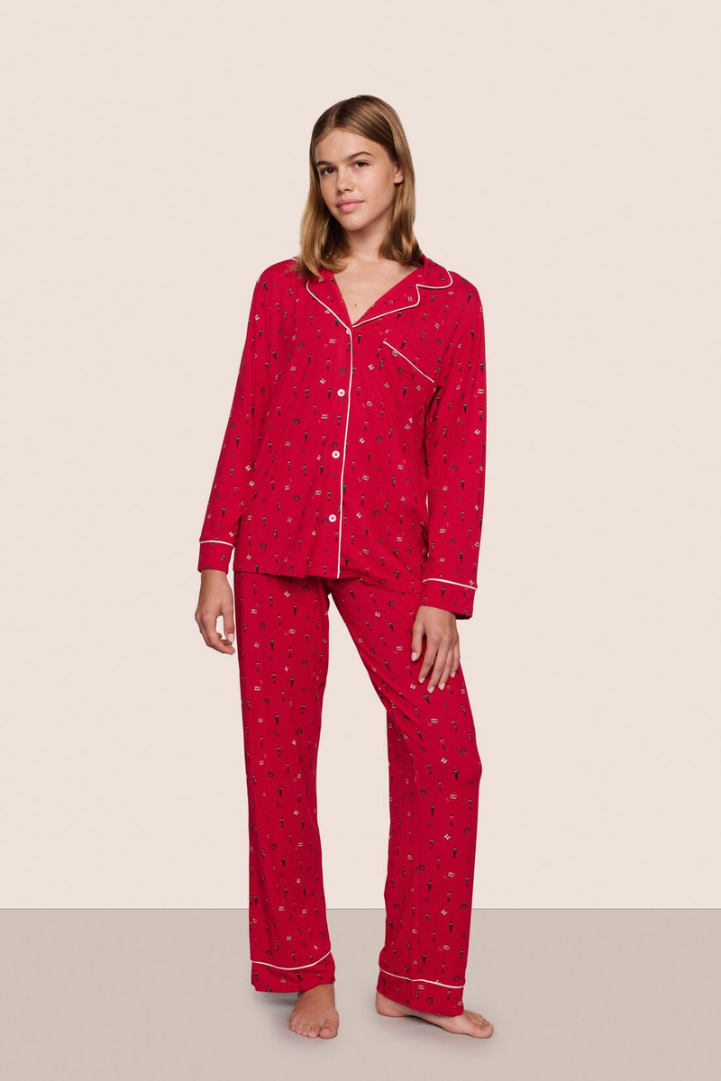 Gisele Printed TENCEL™ Modal Long PJ Set 6