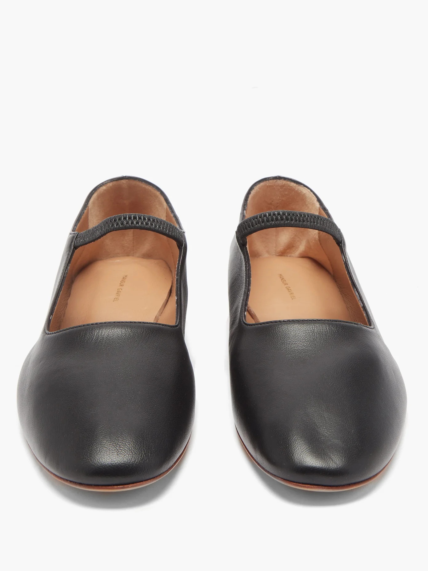 Glove Mary Jane leather flats - 5