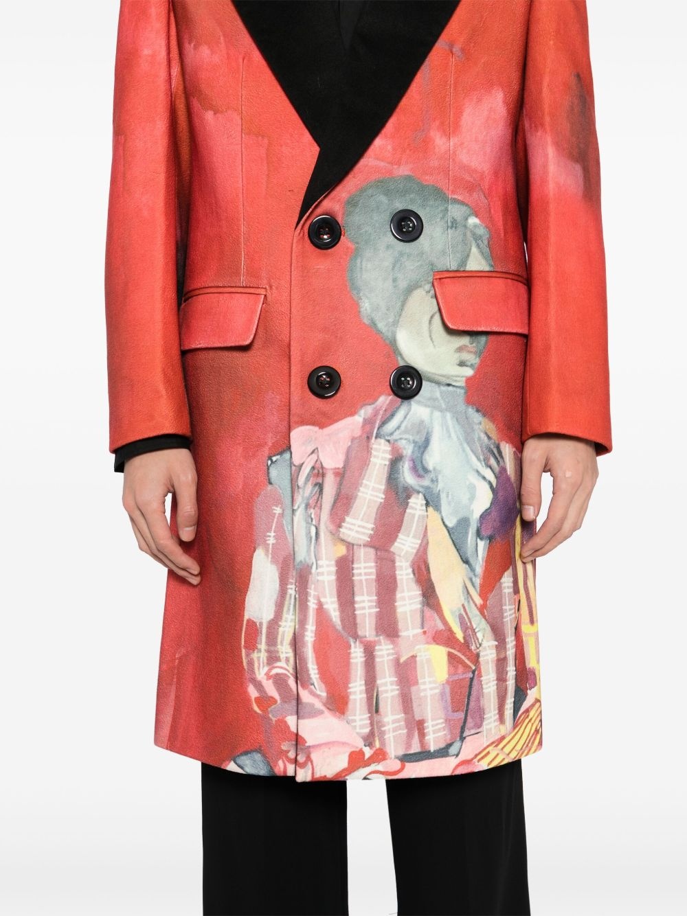 Watercolor girl coat - 5