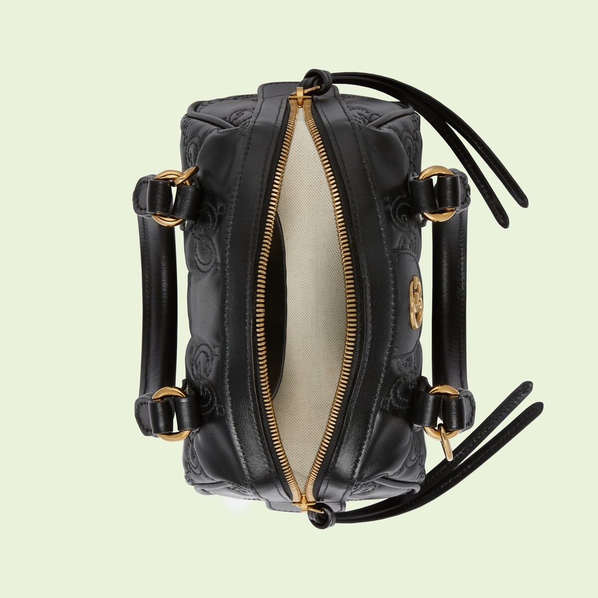 GG matelassé leather top handle bag - 11