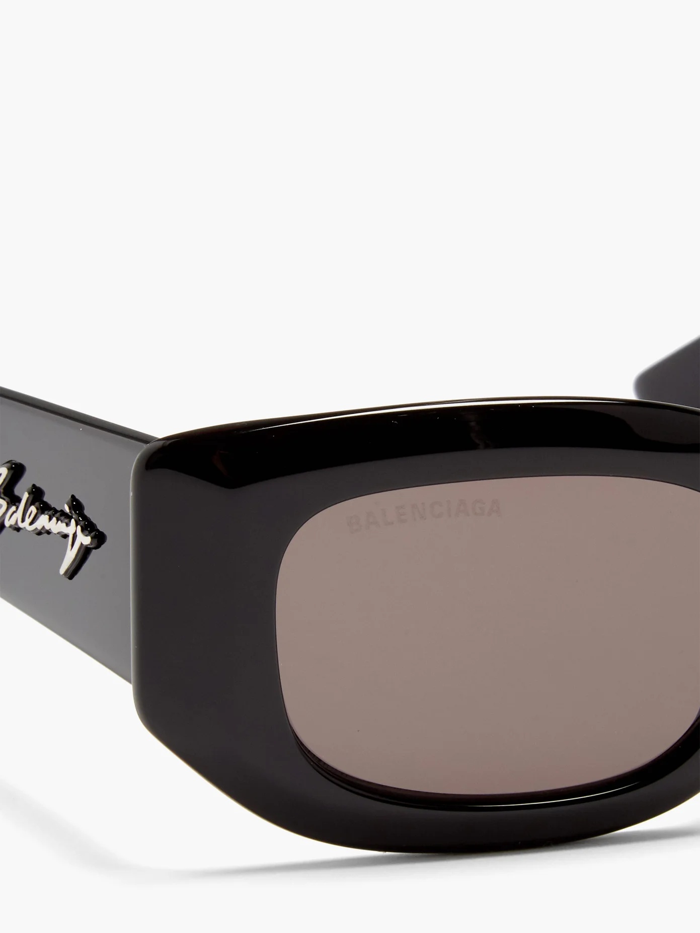 Rectangular acetate sunglasses - 3