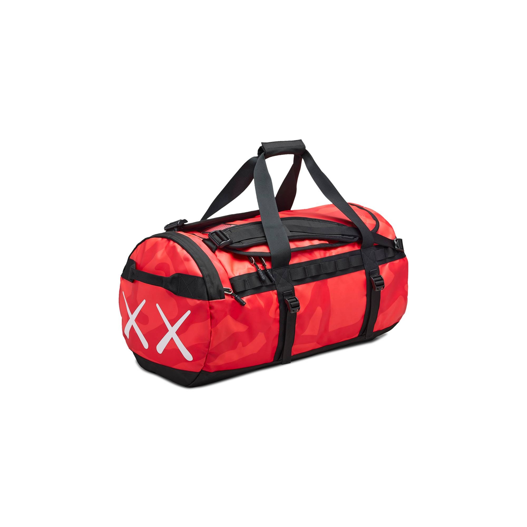 The North Face x KAWS Medium Basecamp Duffle 'Brilliant Coral' - 2