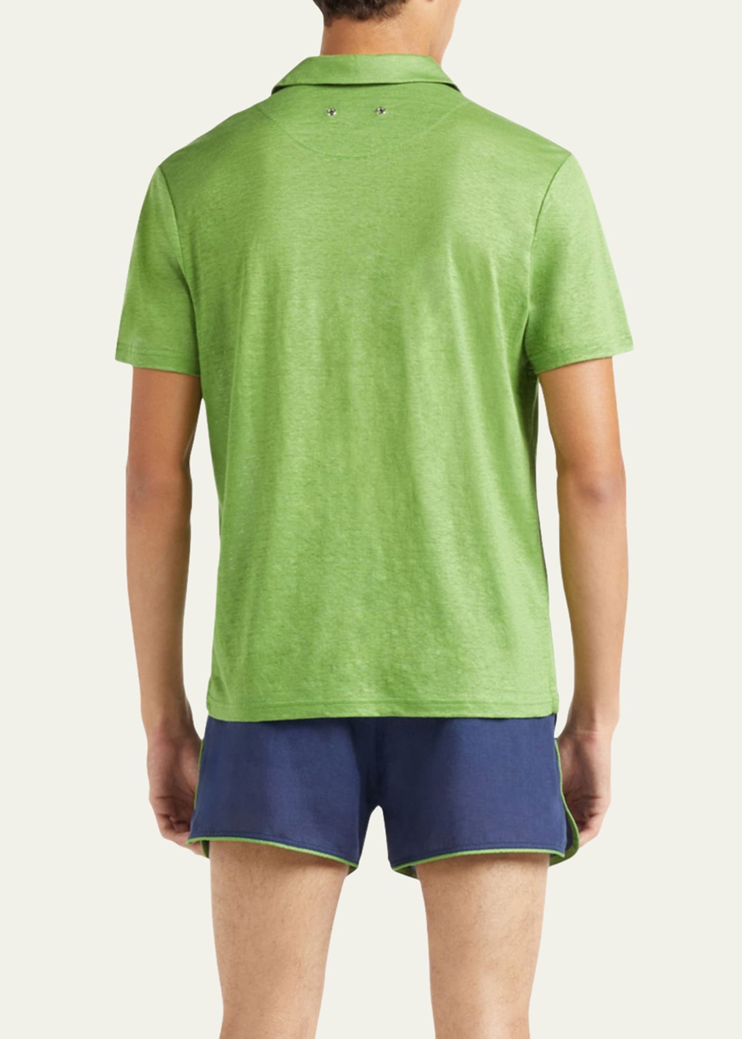 Men's Pyramid Linen Polo Shirt - 3