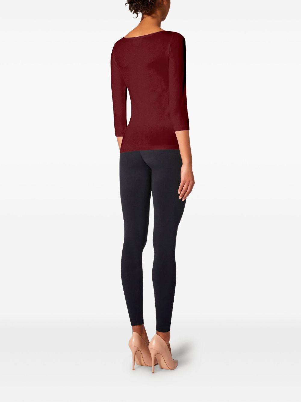 boat-neck T-shirt - 3