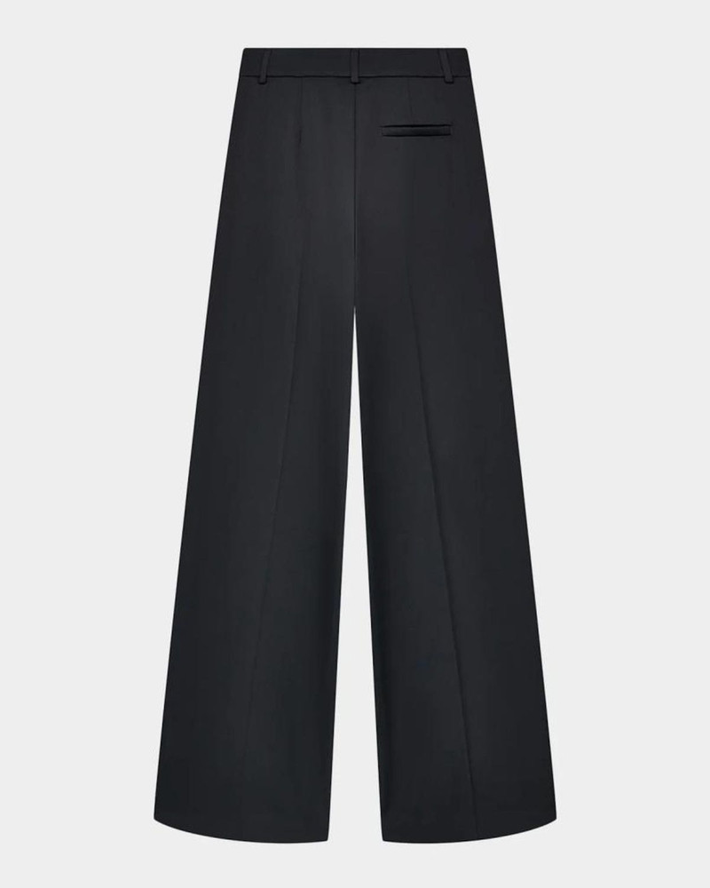 Wide-Leg Satin Pants 5