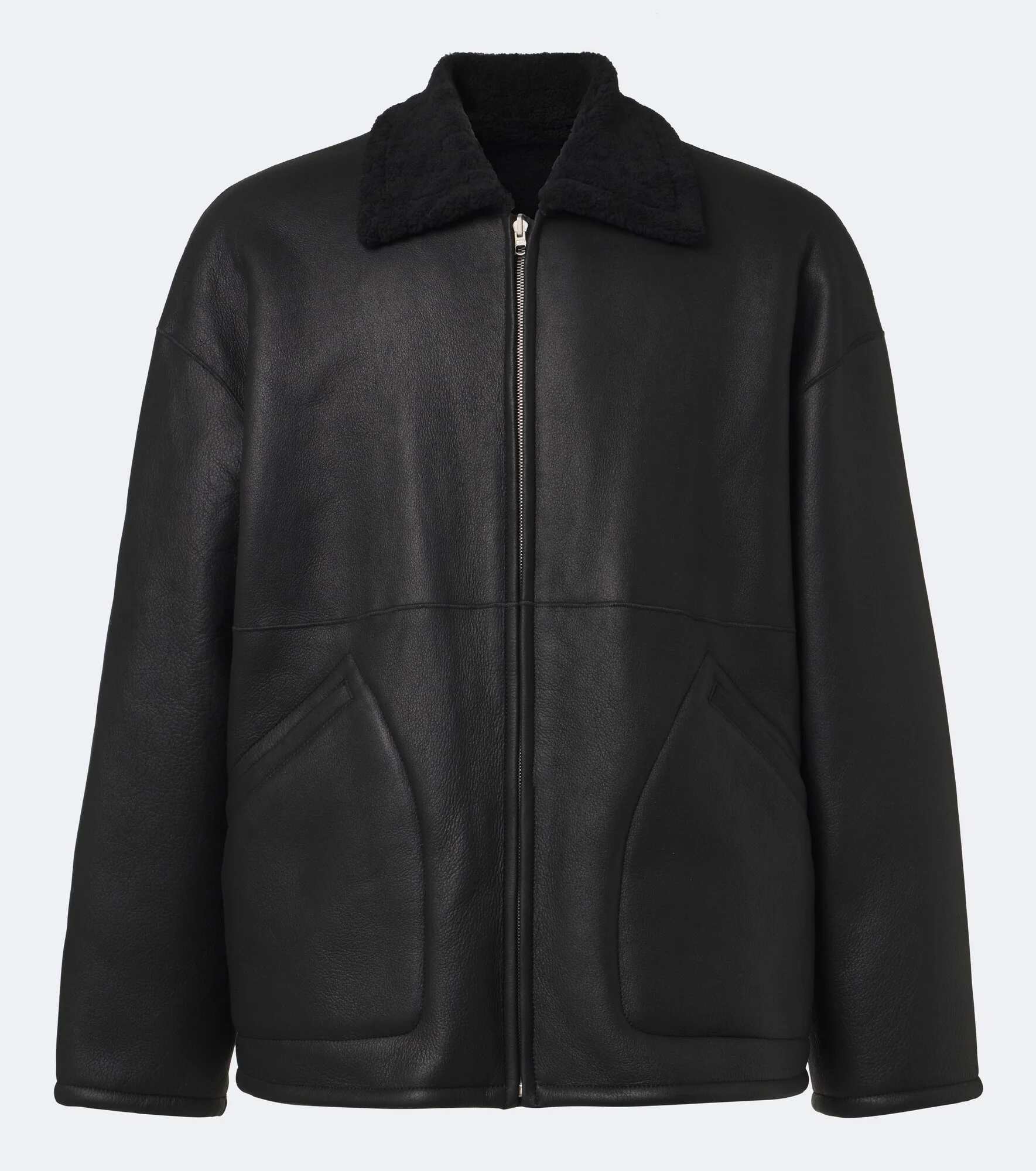 Reversible shearling jacket - 1