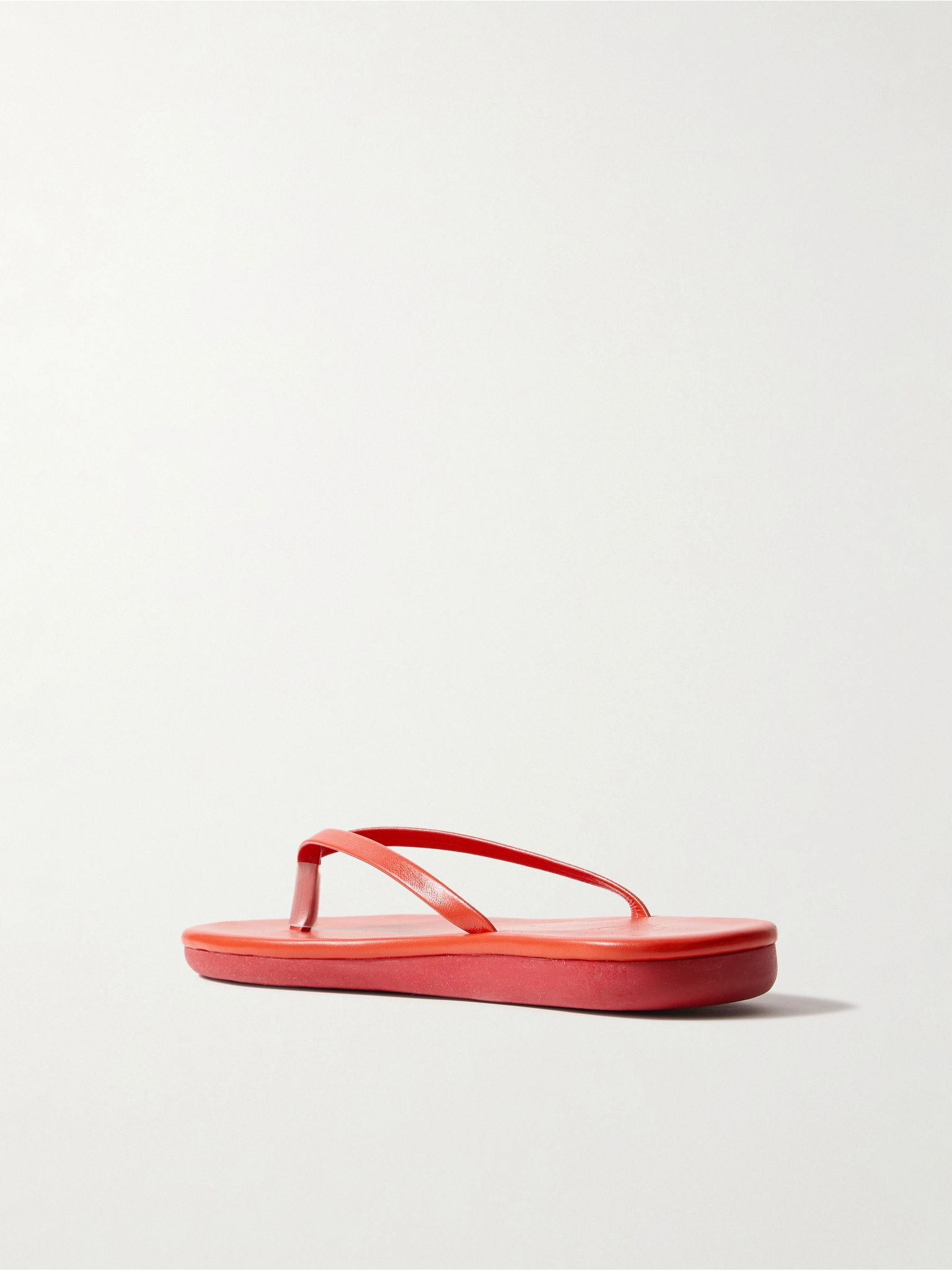 Saionara leather flip flops Red - 3