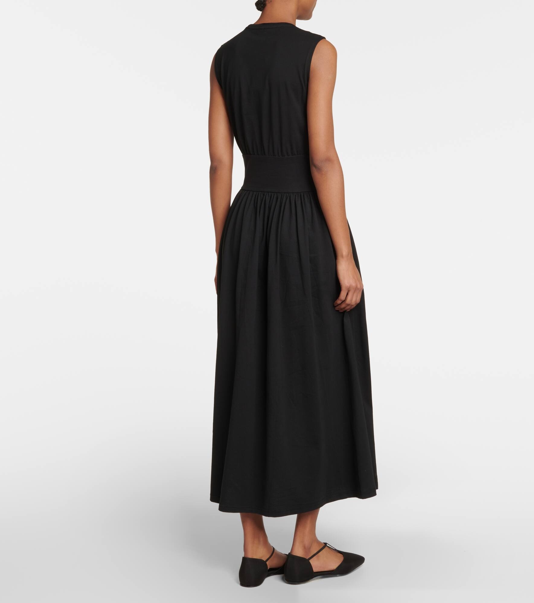Cotton midi dress - 3