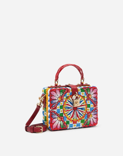 Dolce & Gabbana Painted wicker Dolce Box bag outlook