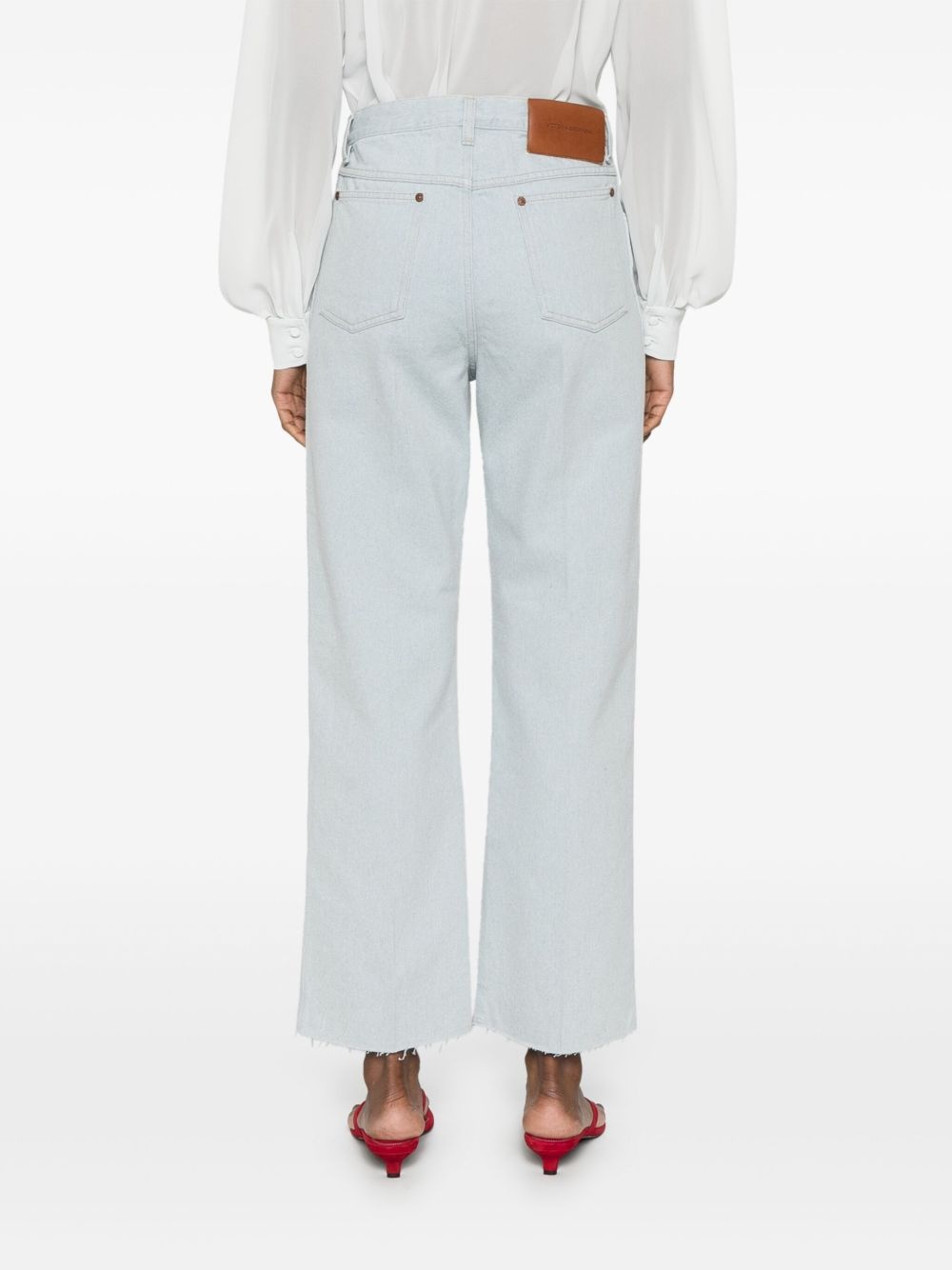 logo-patch jeans - 4