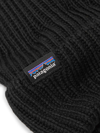 Patagonia Fisherman Logo-Appliquéd Ribbed-Knit Beanie outlook