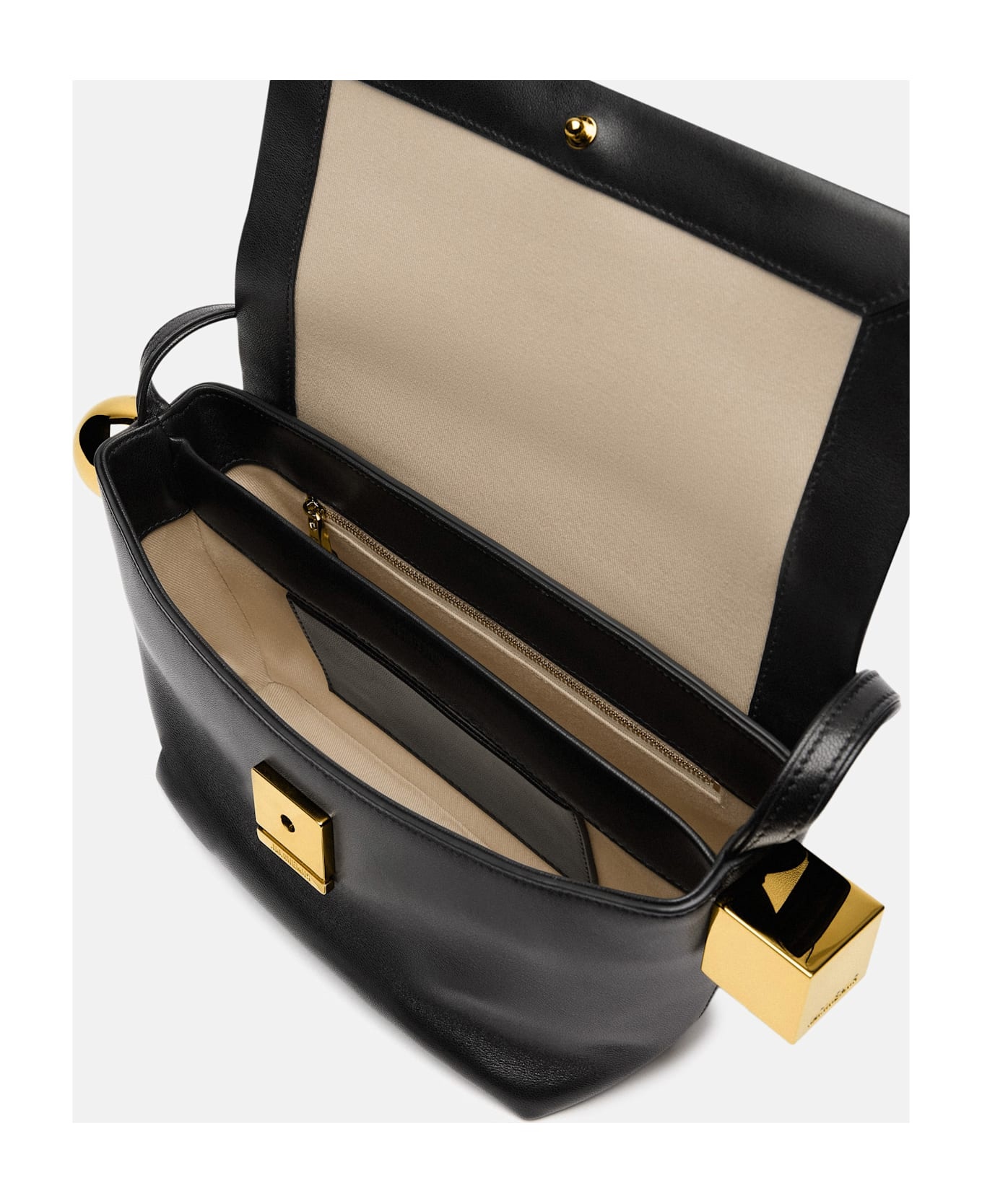 Le Rond Carre Leather Shoulder Bag - 3