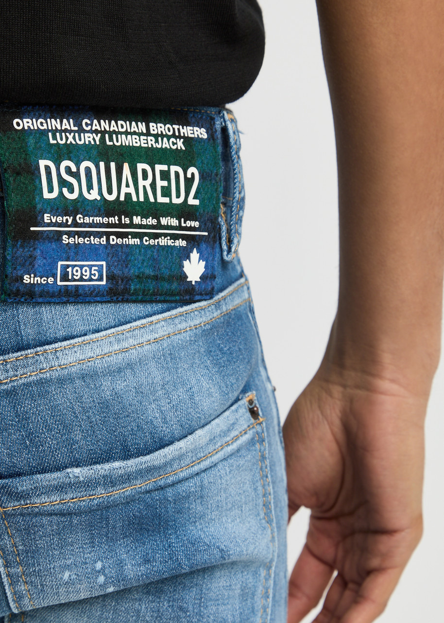 DSQUARED2 Skater Distressed Skinny Jeans - 5