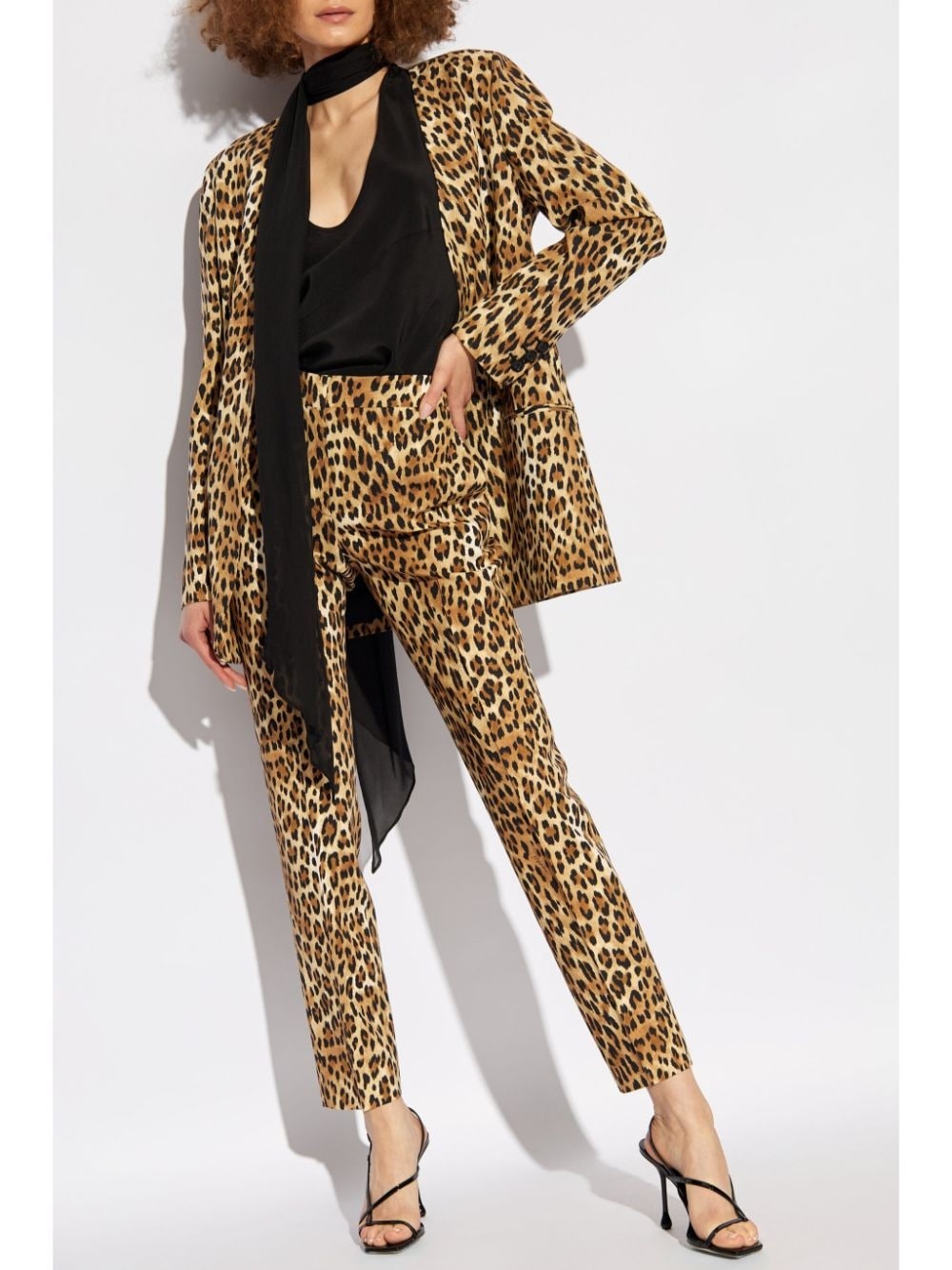 Leopard-print blazer - 2