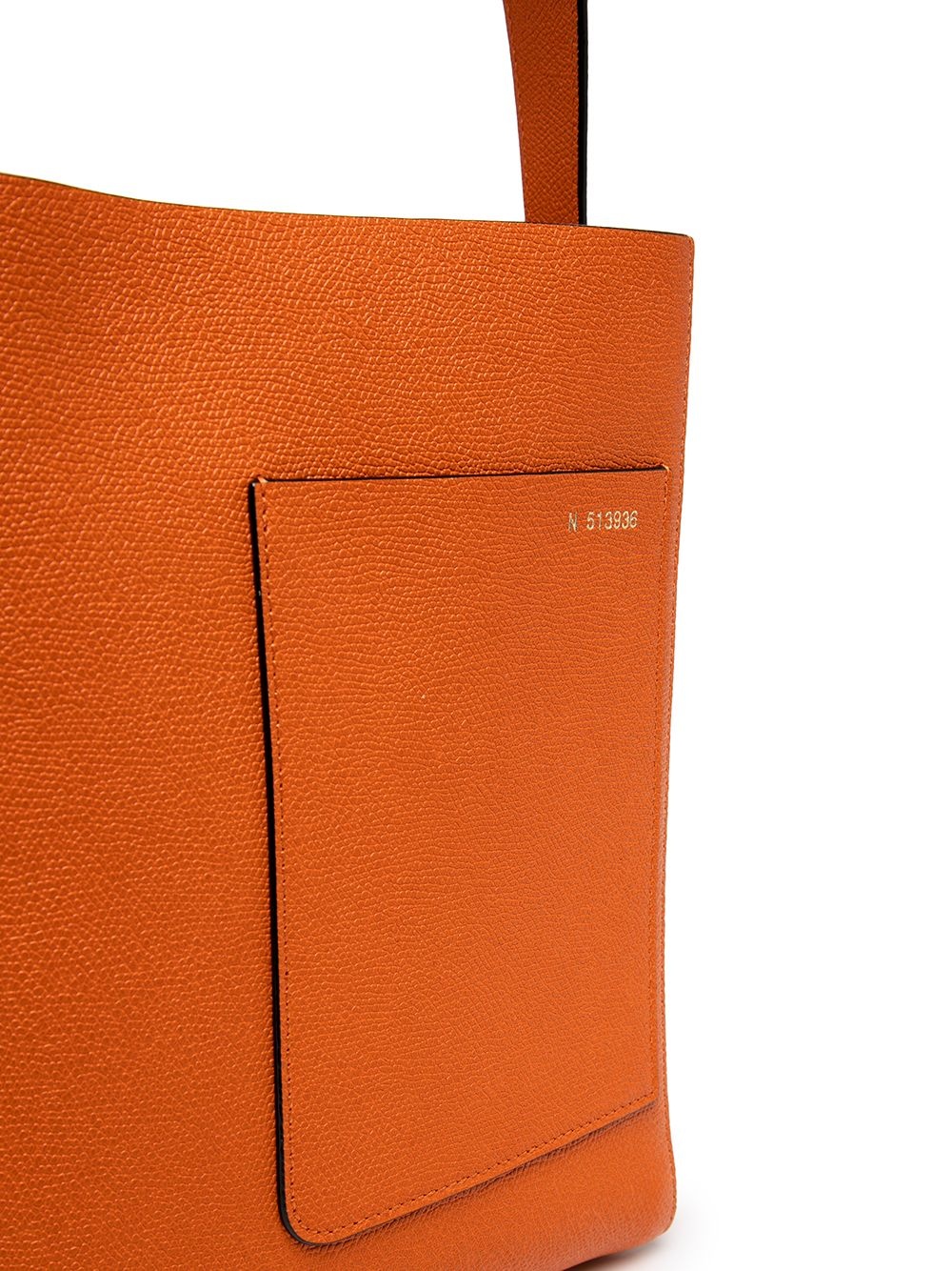 medium leather tote bag - 4