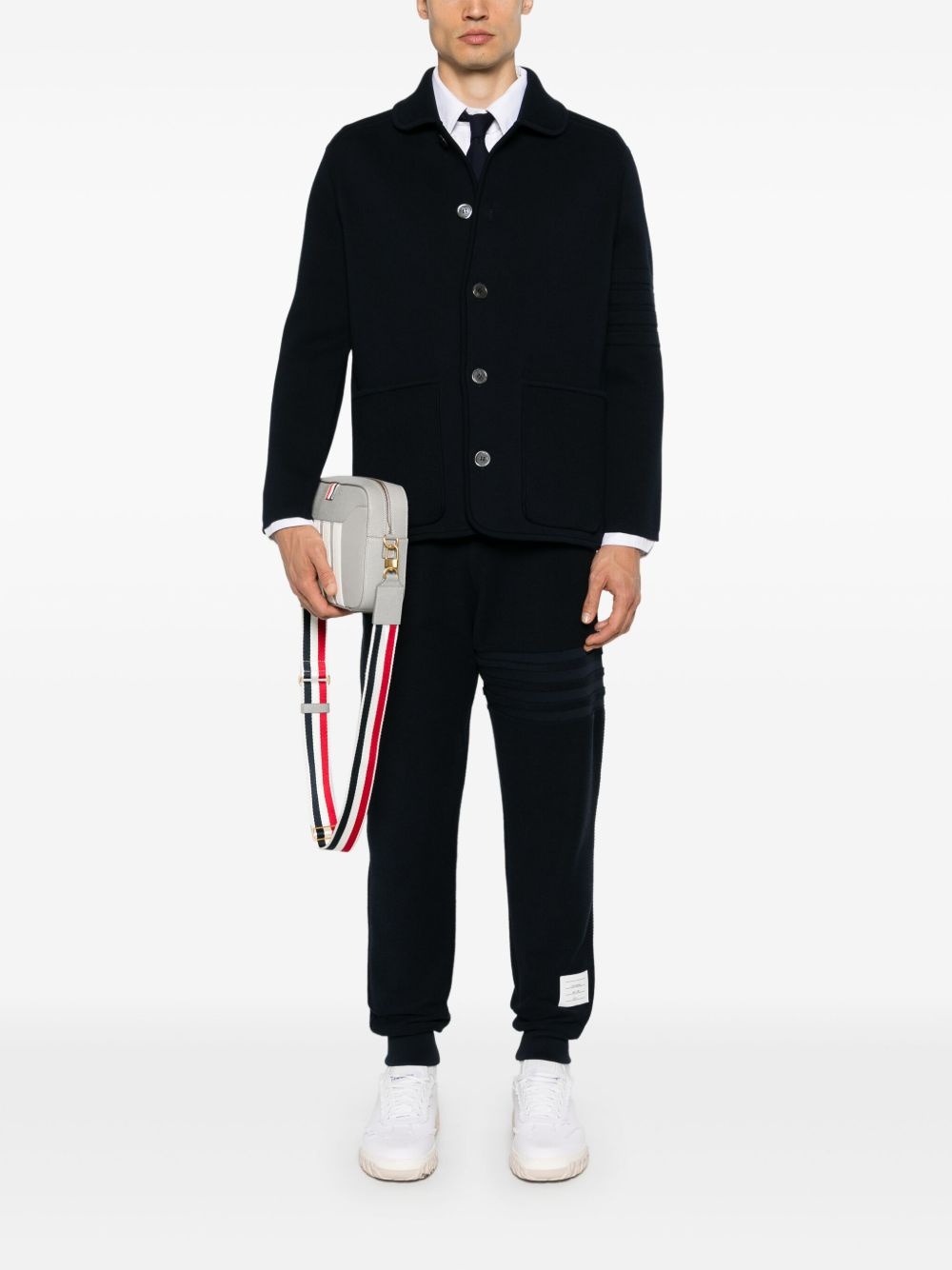 4-Bar piqué-weave jacket - 2