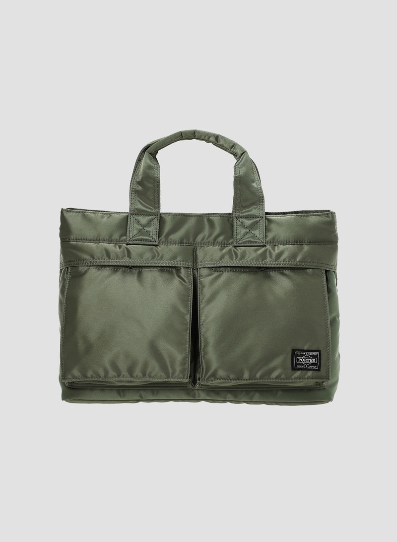 Porter-Yoshida & Co Tanker Tote Bag in Sage Green 3