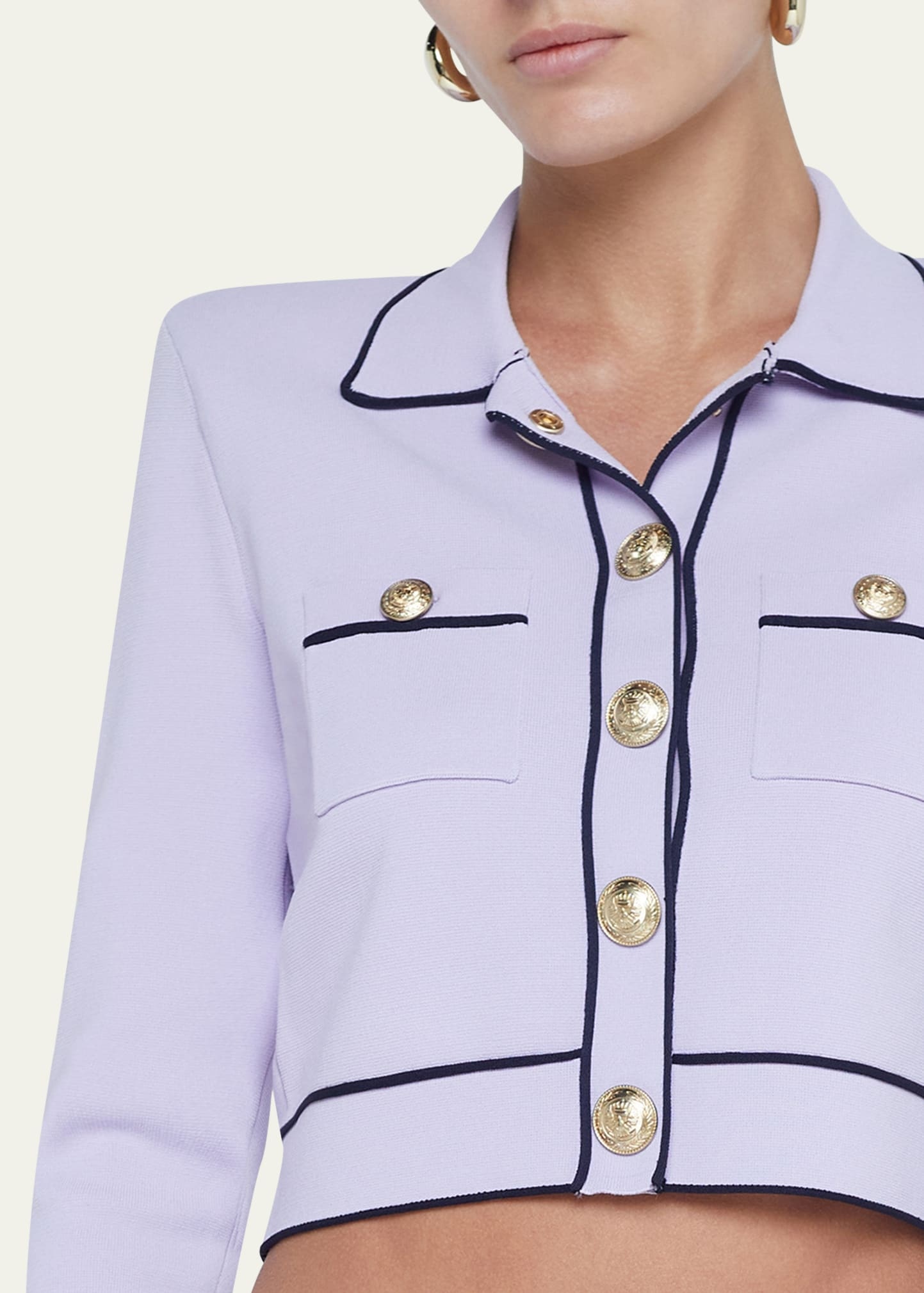 Neo Cropped Cardigan - 5