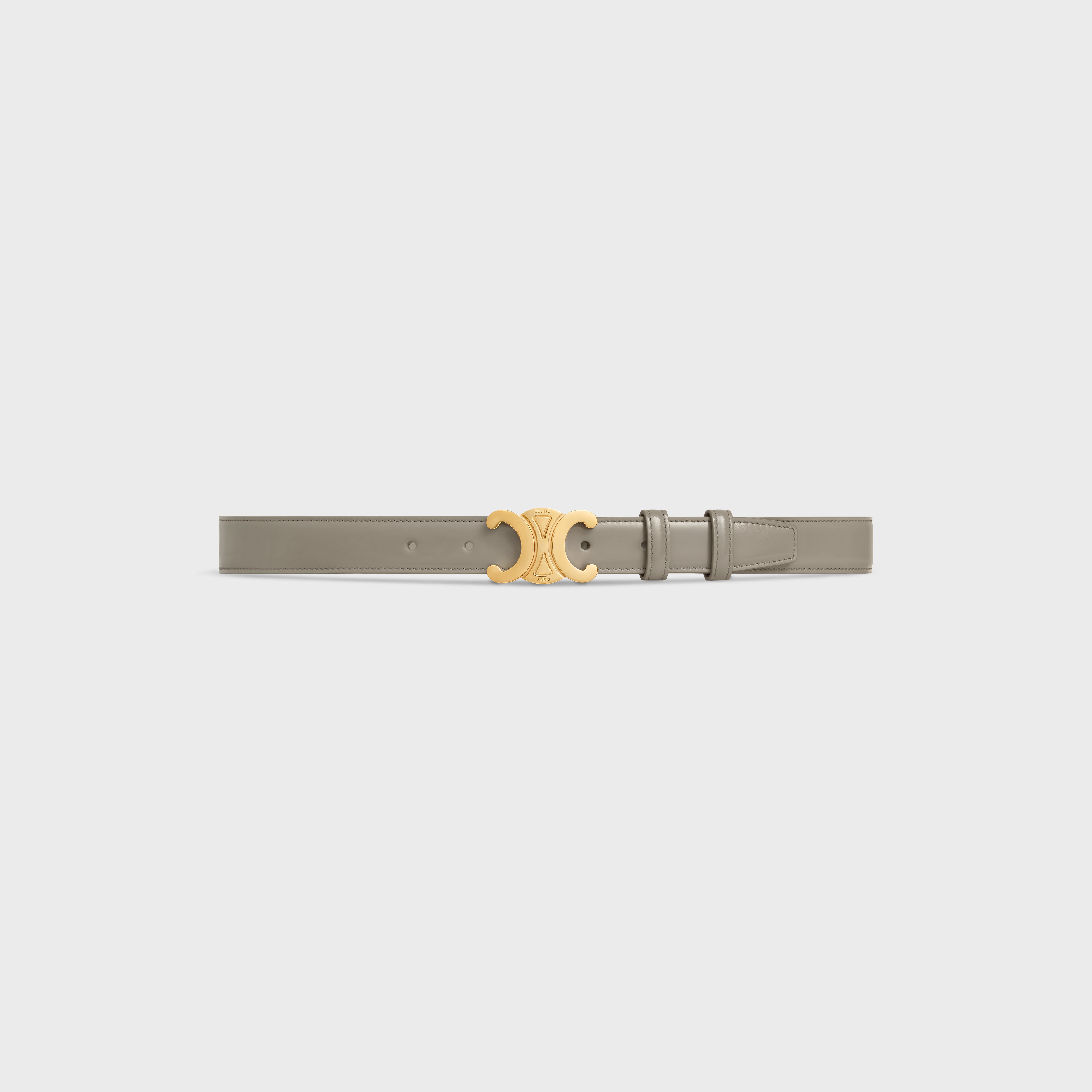 Medium Triomphe Belt in Taurillon Leather - 1