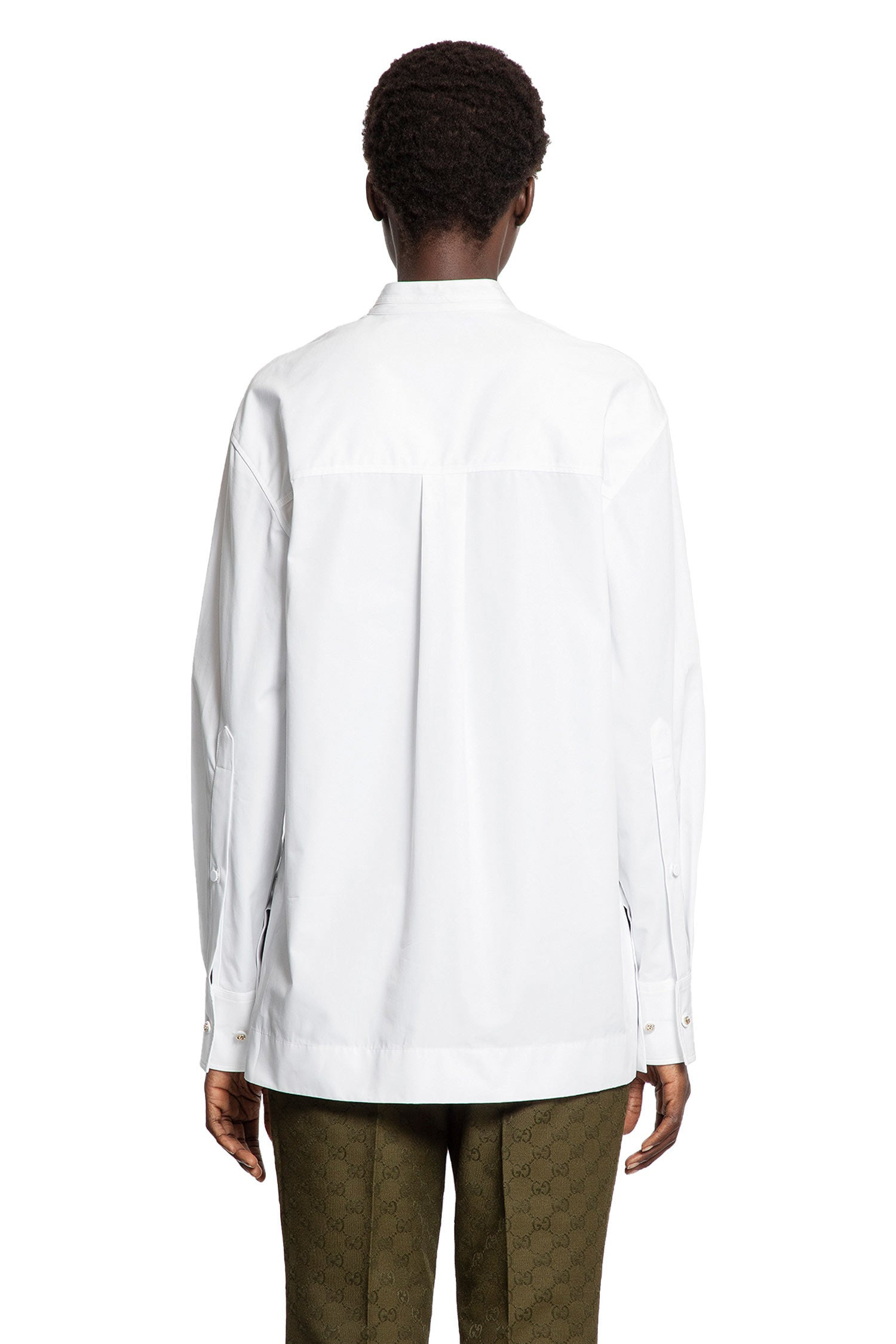 Half-Button-Shirt-In-Heavy-Cotton-Poplin - 3