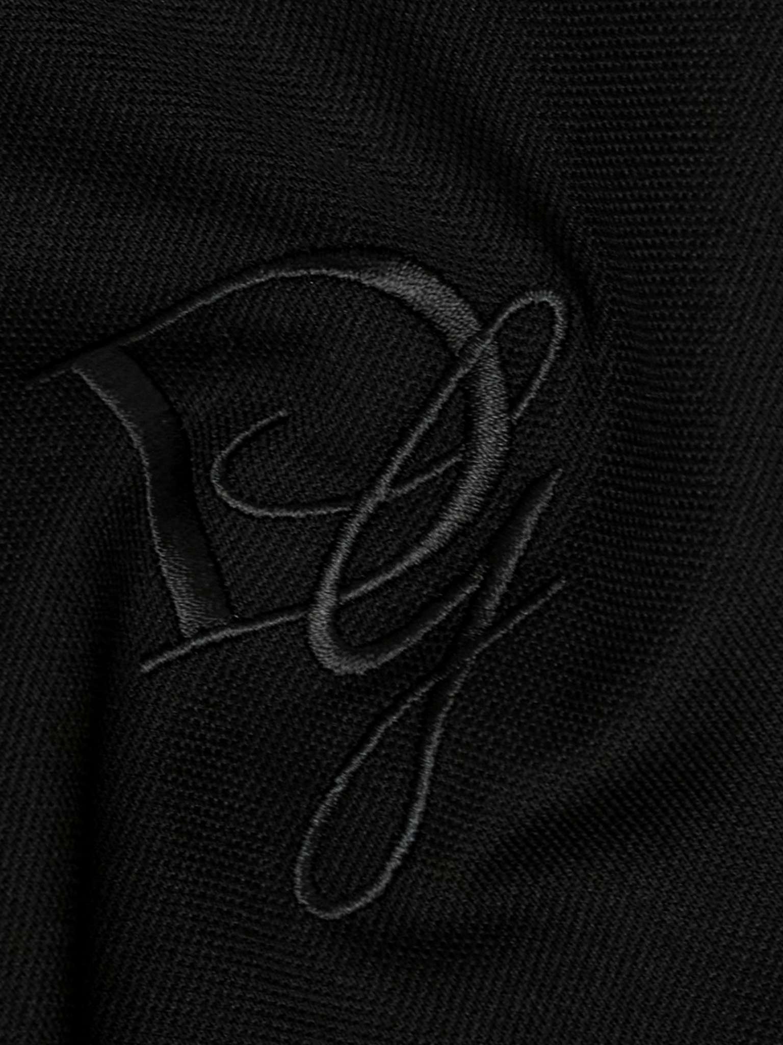 Logo-Embroidered Cotton-Piqué and Twill Polo Shirt - 4