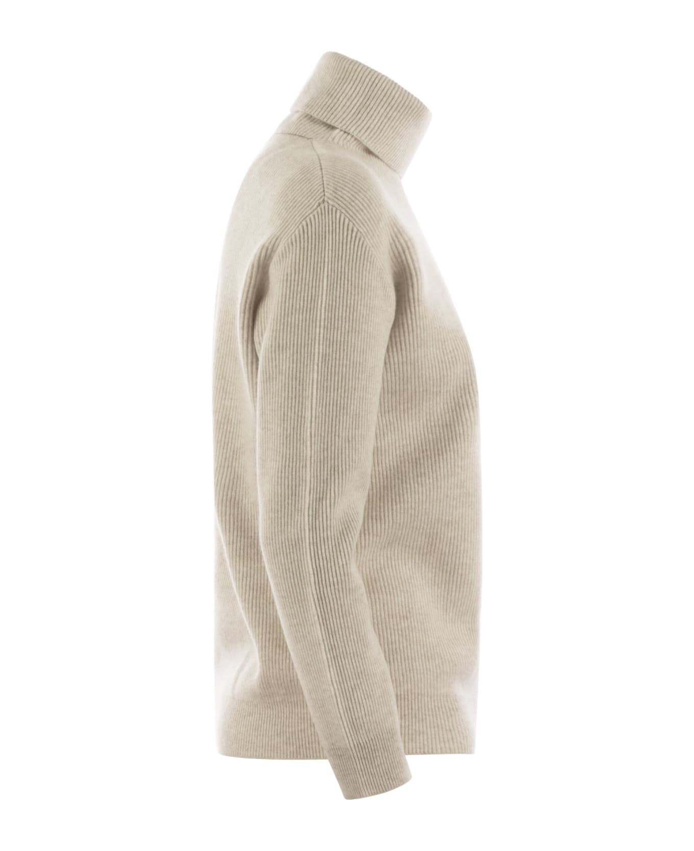 Cashmere Turtleneck Sweater - 3