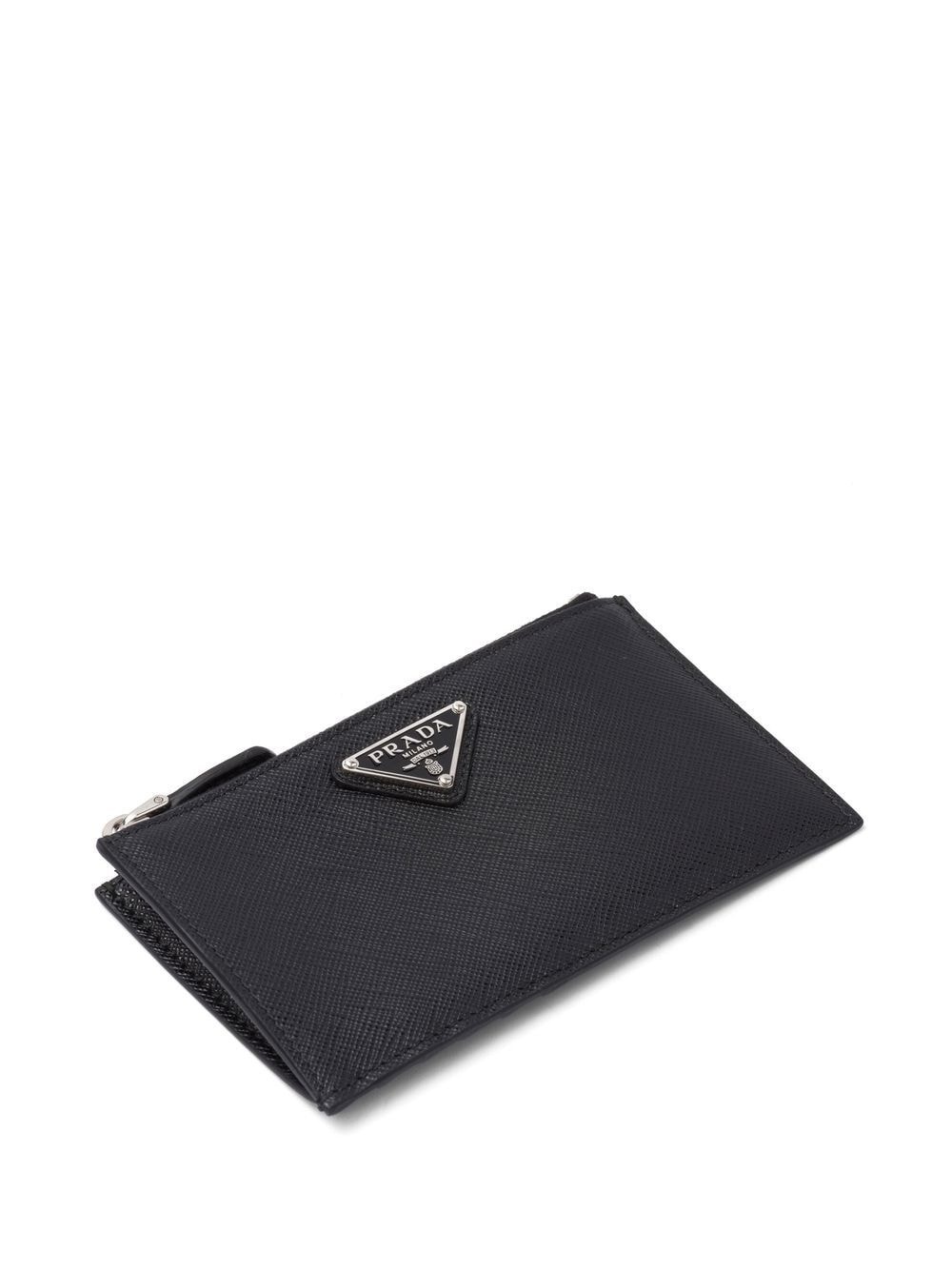 Saffiano leather card-holder purse - 4