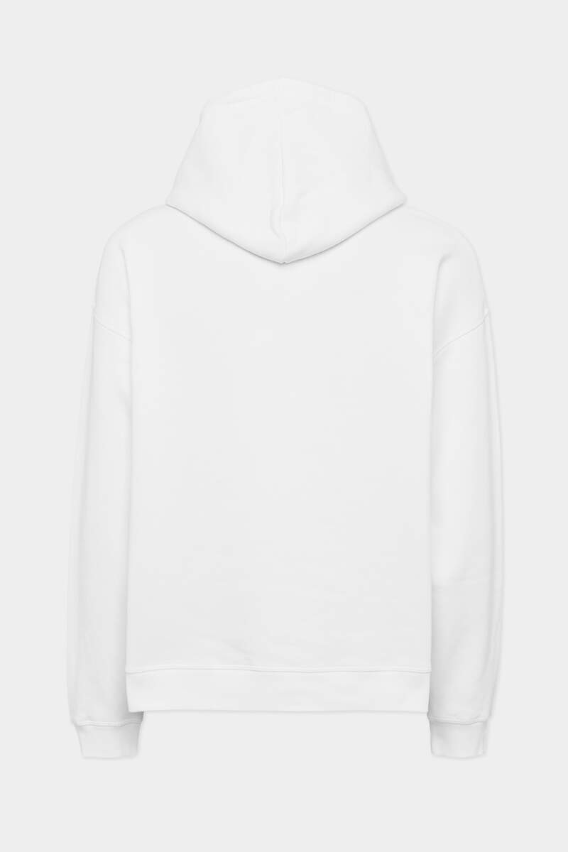 RELAX FIT SPONGE PATCH HOODIE - 2