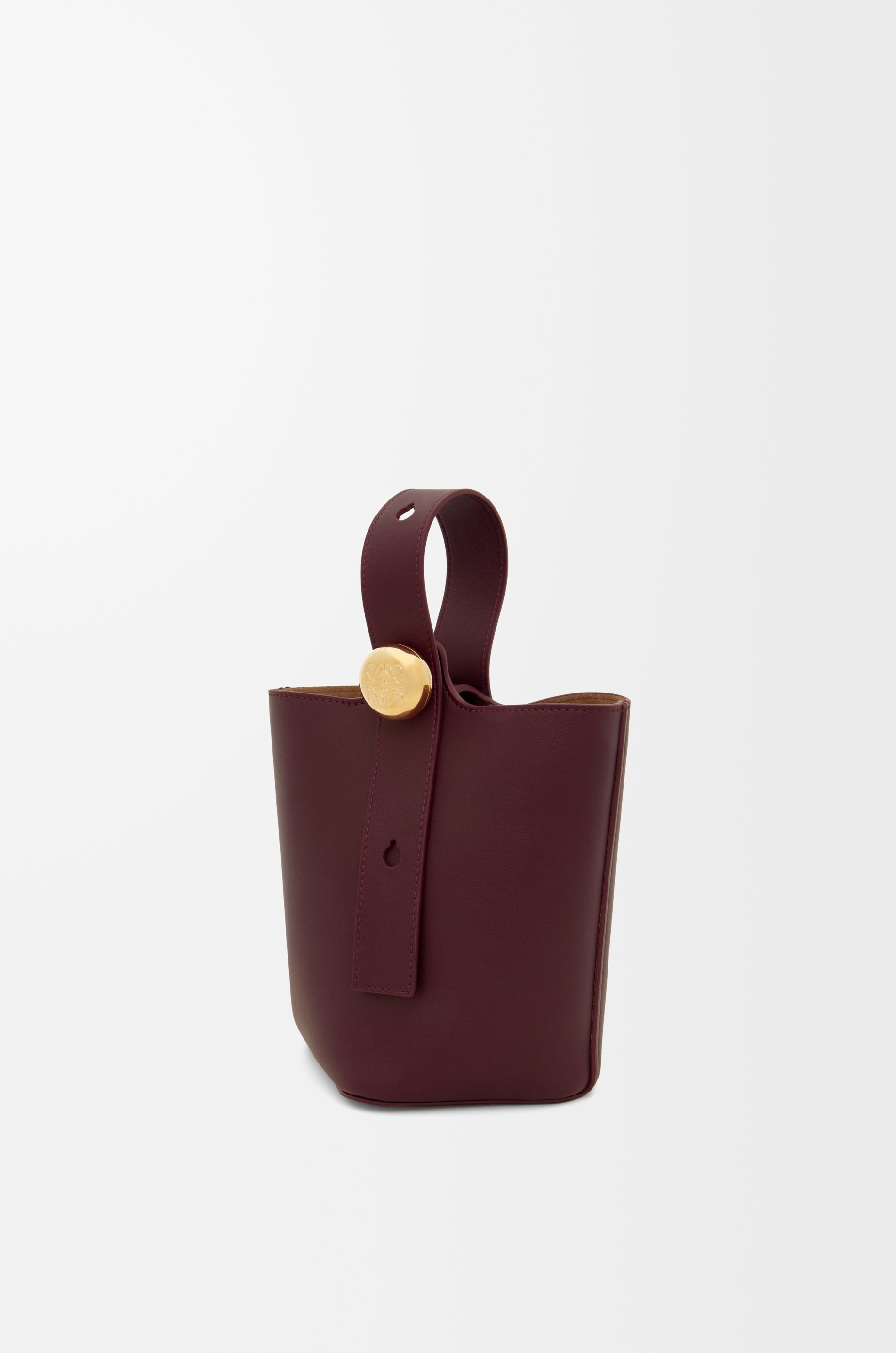 Mini Pebble Bucket bag in mellow calfskin - 2
