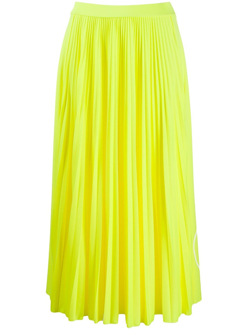 VLOGO pleated midi skirt 1