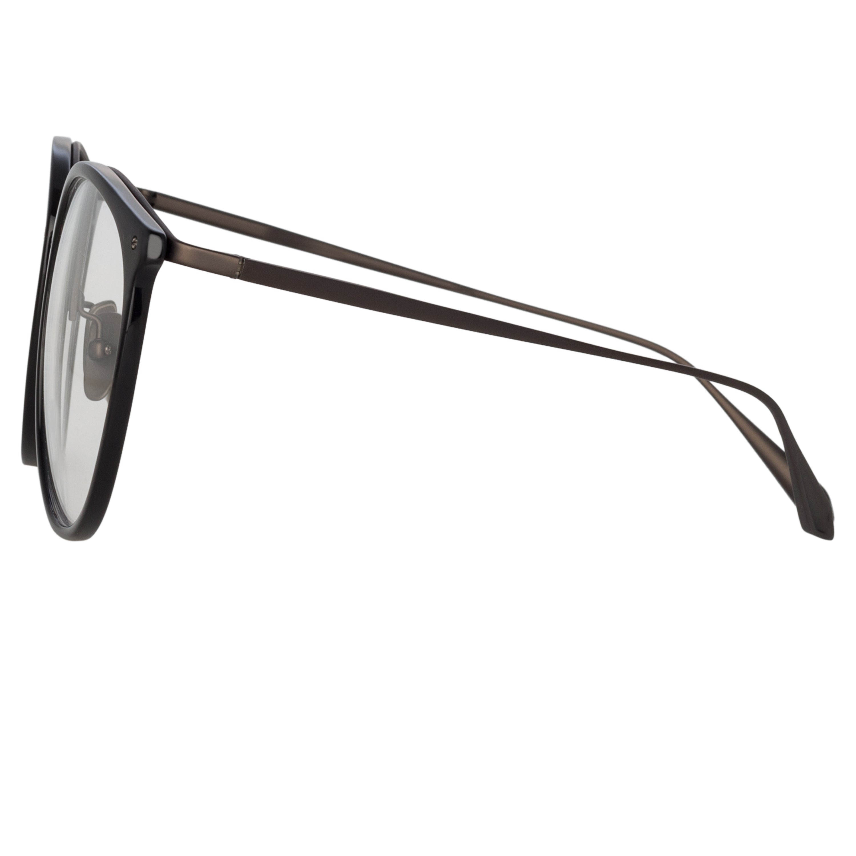 KINGS OVAL OPTICAL FRAME IN MATT BLACK - 4