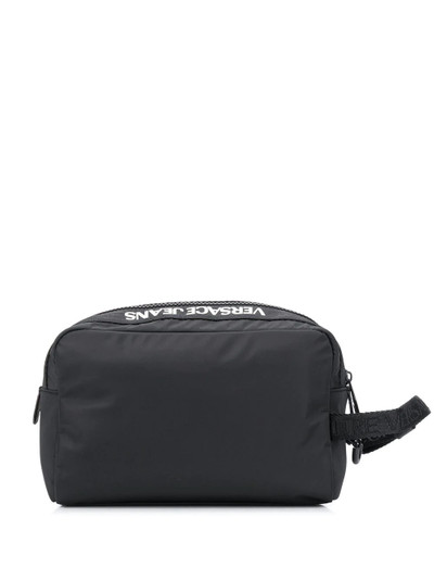 VERSACE JEANS COUTURE logo strap wash bag outlook