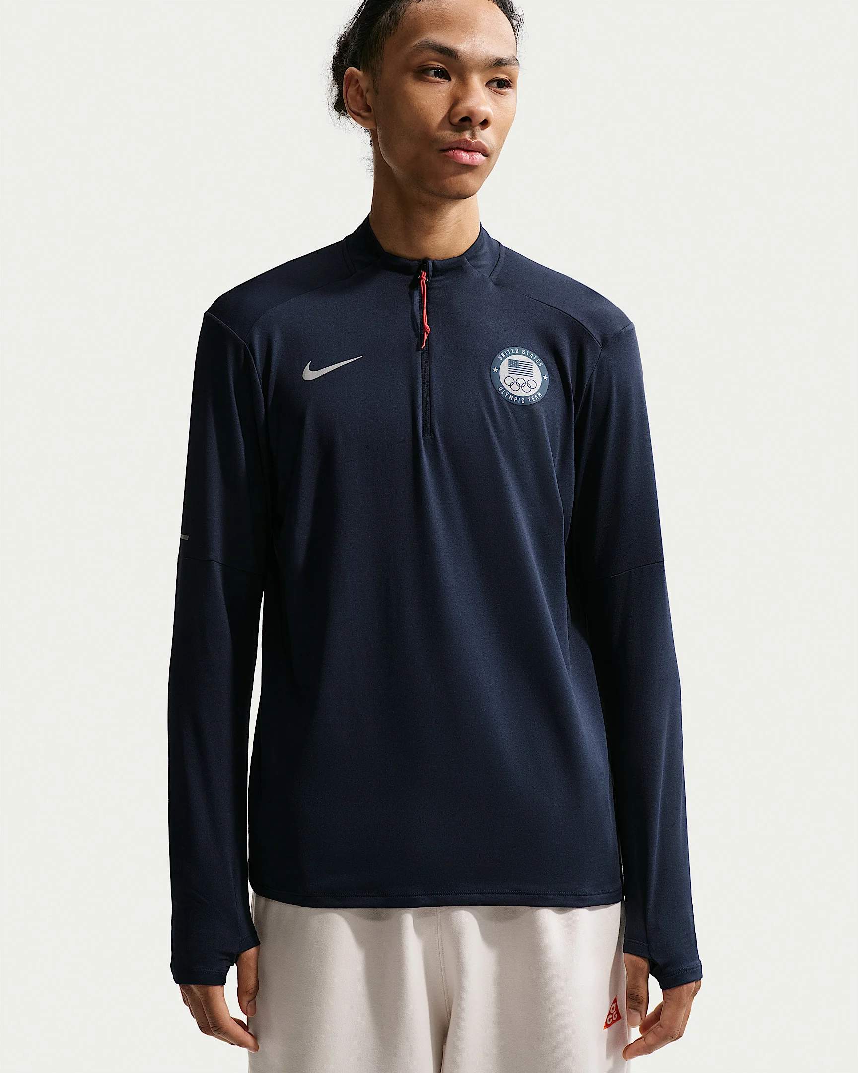 Nike United States Olympic Team Element Men's Dri-FIT 1/4-Zip Top - 1