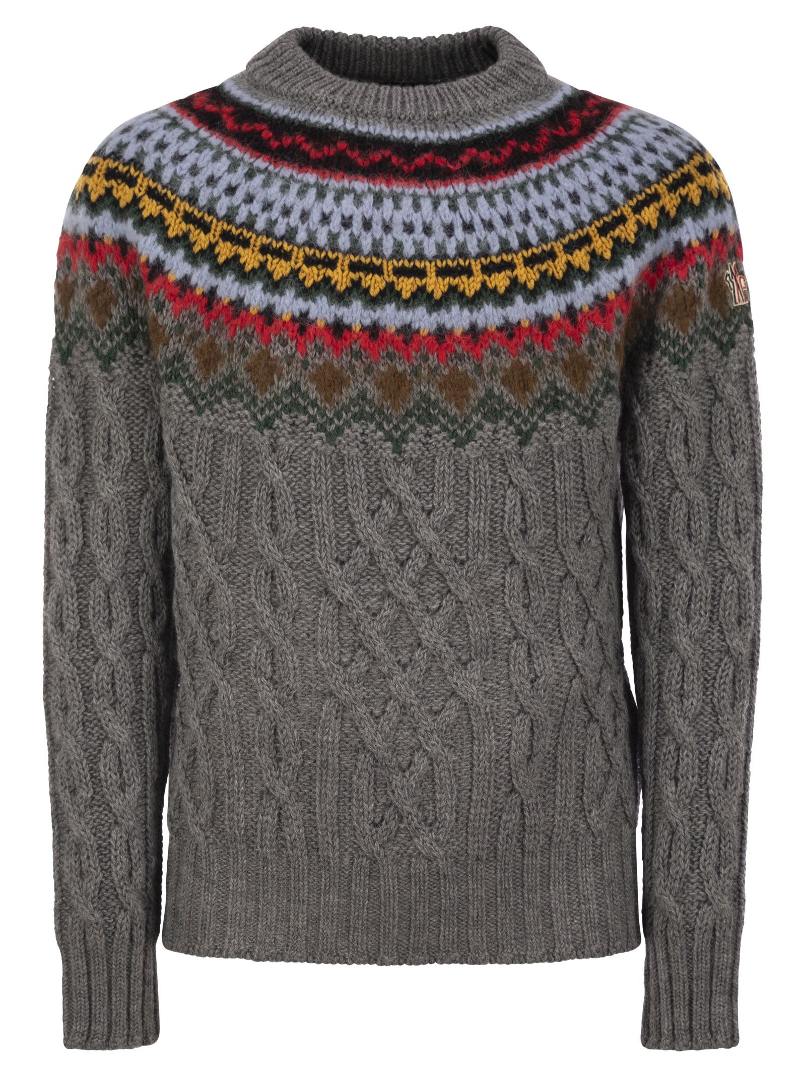 Moncler Grenoble Men Wool And Alpaca Jumper - 1