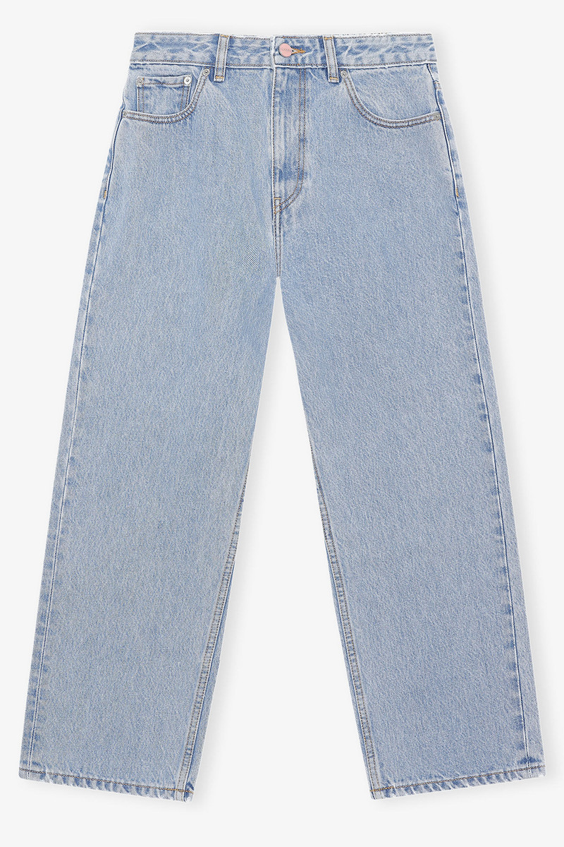 MISY CROPPED JEANS IN RIGID DENIM 1