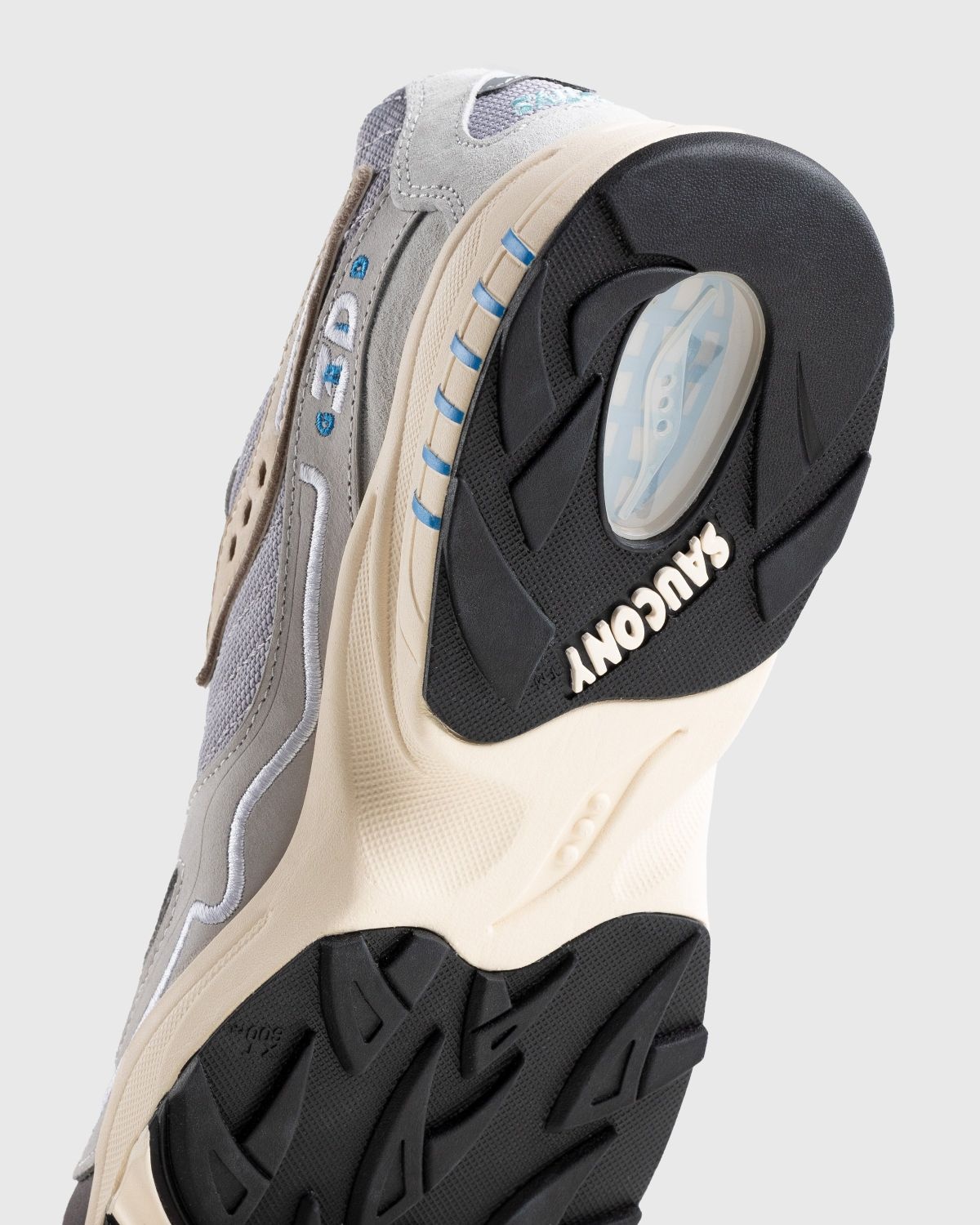 Saucony – 3D Grid Hurricane Grey/Cream - 6