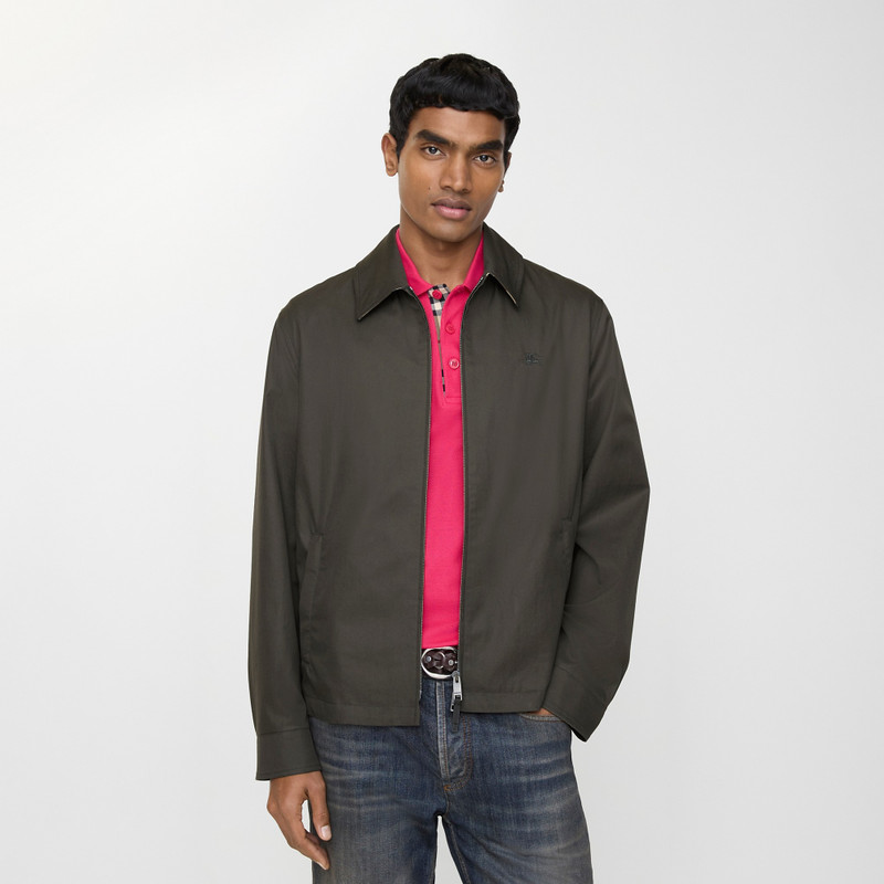 Burberry Tropical Gabardine Bloomsbury Harrington Jacket outlook