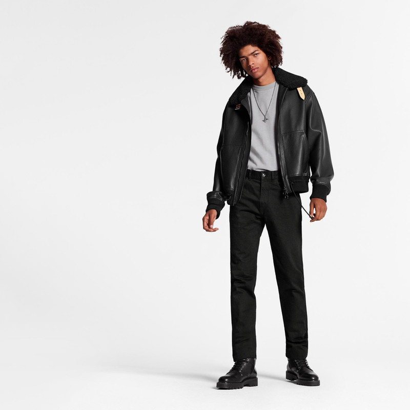 Louis Vuitton Leather Aviator Jacket outlook