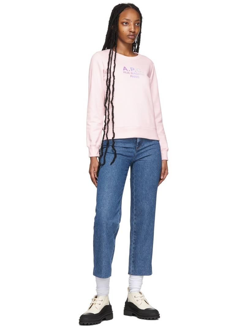 A.P.C. Pink Mathilda Sweatshirt outlook