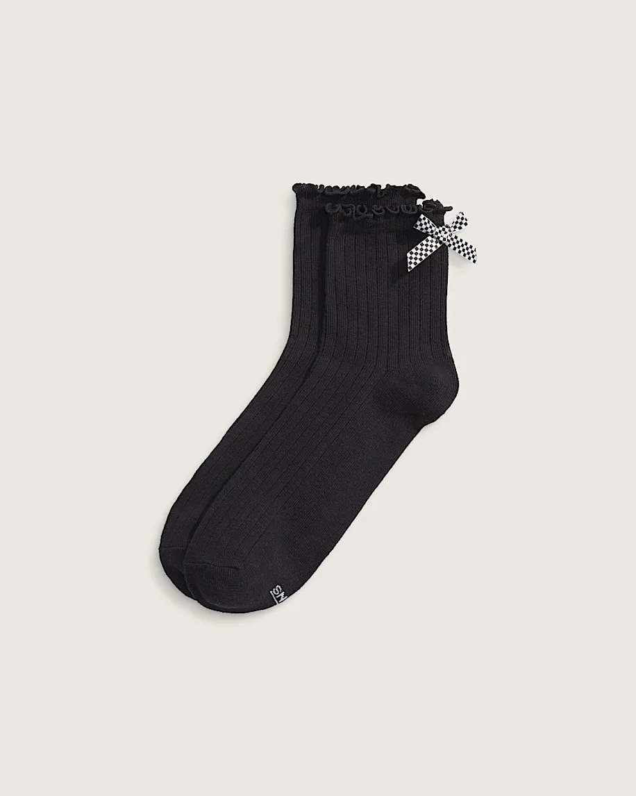 Bow Back Crew Socks - 1
