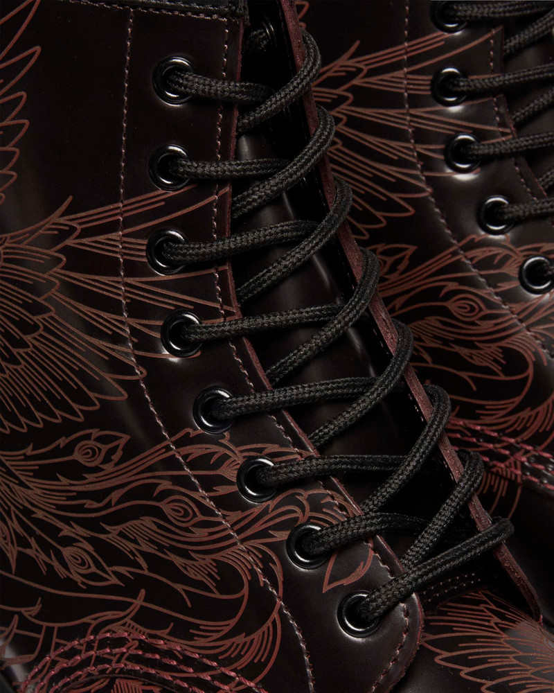 1460 PHOENIX Arcadia Rub Off Leather Boots 7