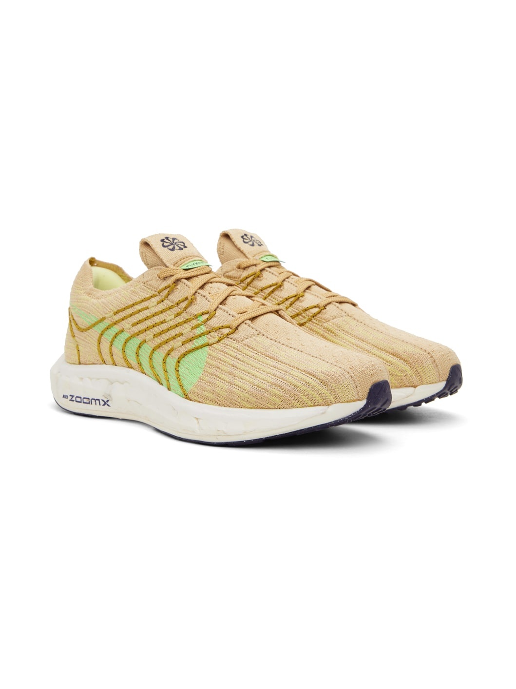 Beige & Green Pegasus Turbo Next Nature Sneakers - 4