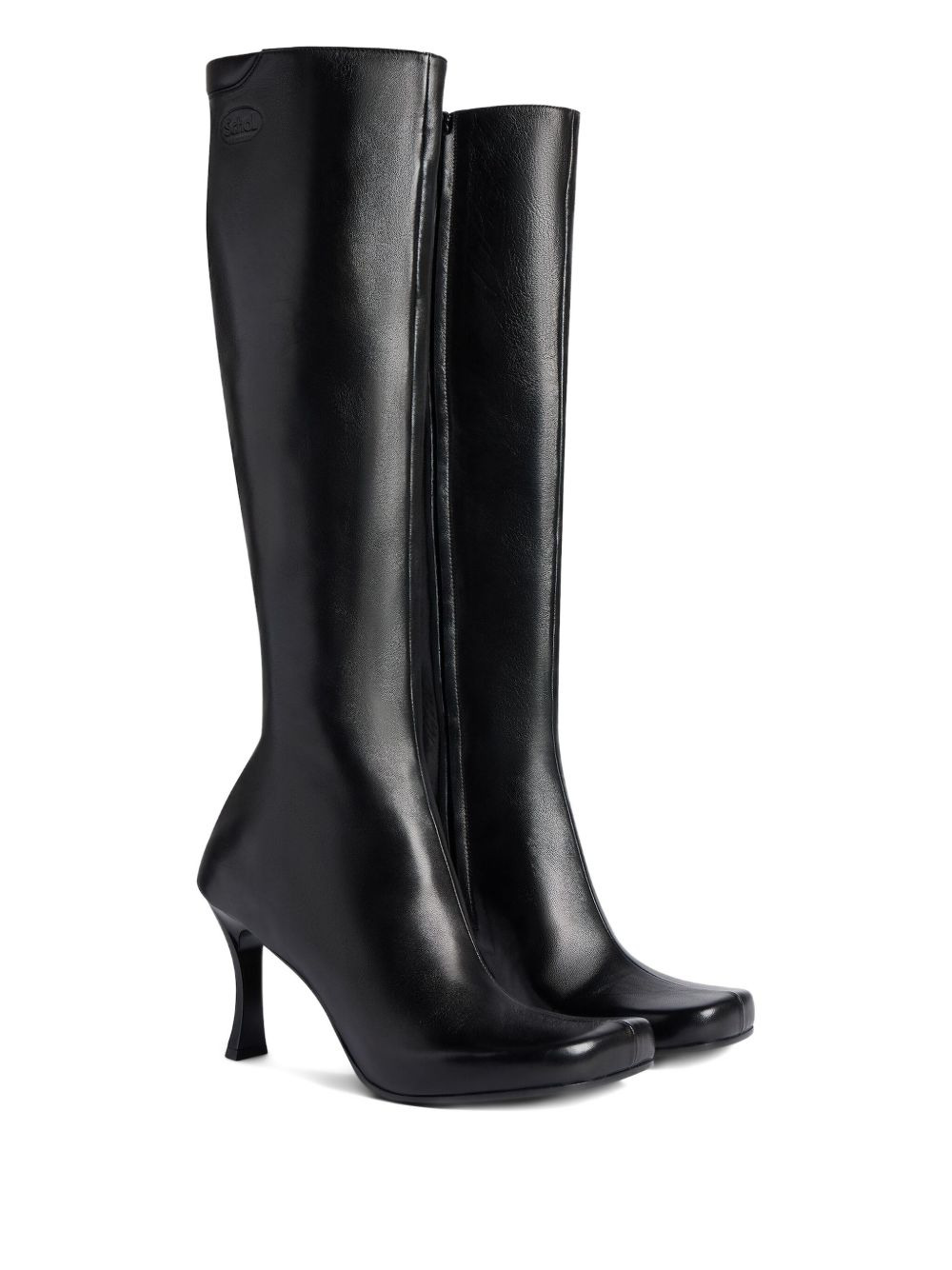 x Scholl 80mm square-toe boots - 2