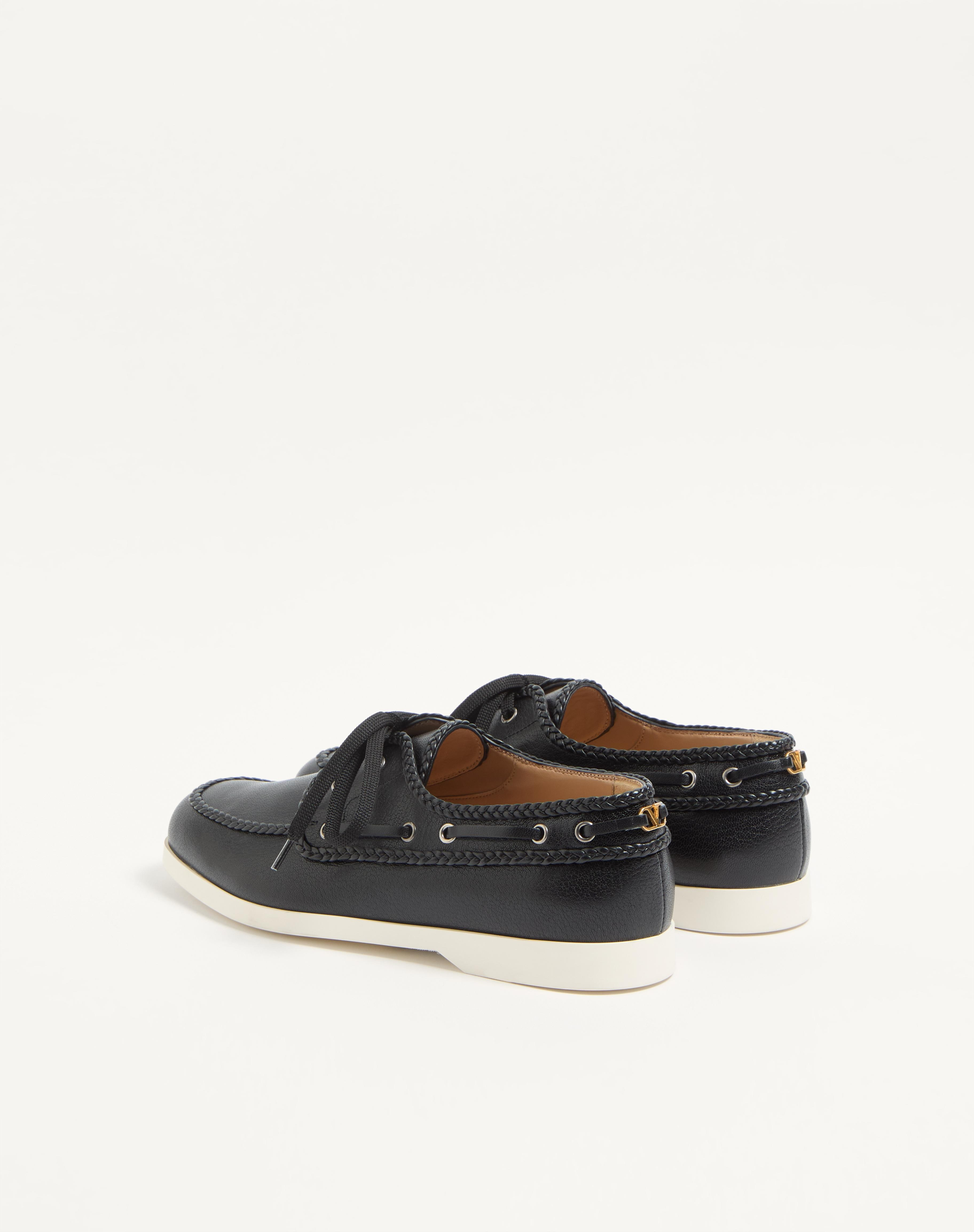 PALM AVENUE KIDSKIN BOAT SHOE - 5