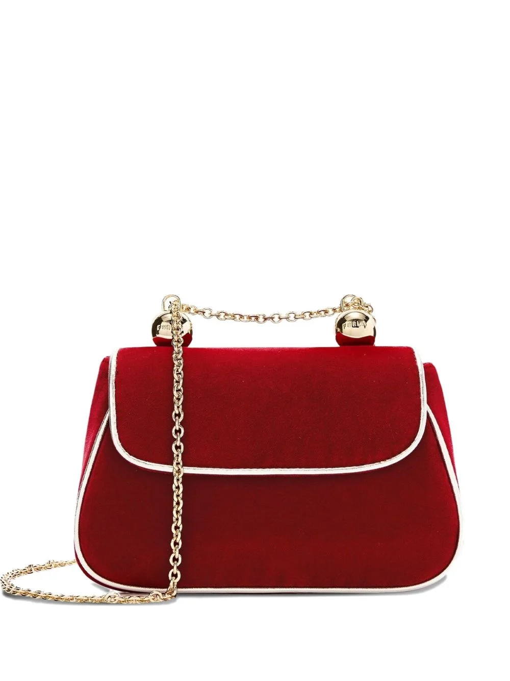 small Heather piping chain-strap cross body bag - 1