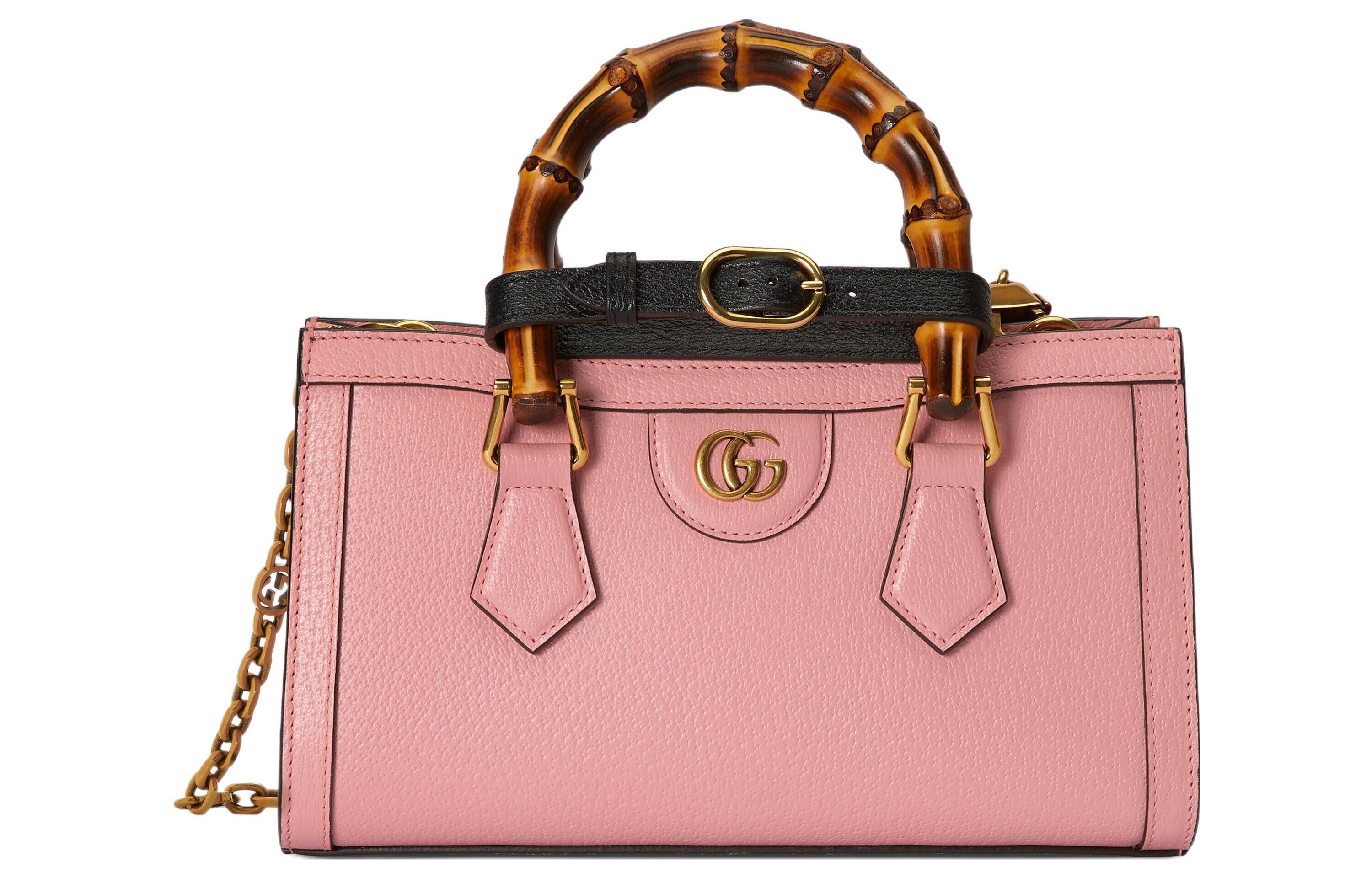 (WMNS) Gucci Diana Small Shoulder Bag 'Wilde Rose Black' 735153-DJ24T-5862 - 4