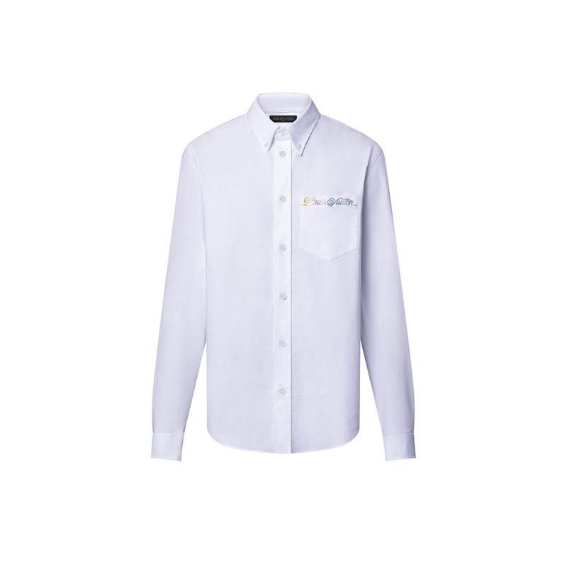 Embellished Long-Sleeved Cotton Shirt - 1