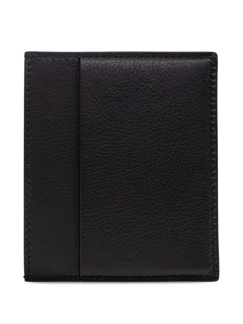 chevron-detail leather cardholder - 2