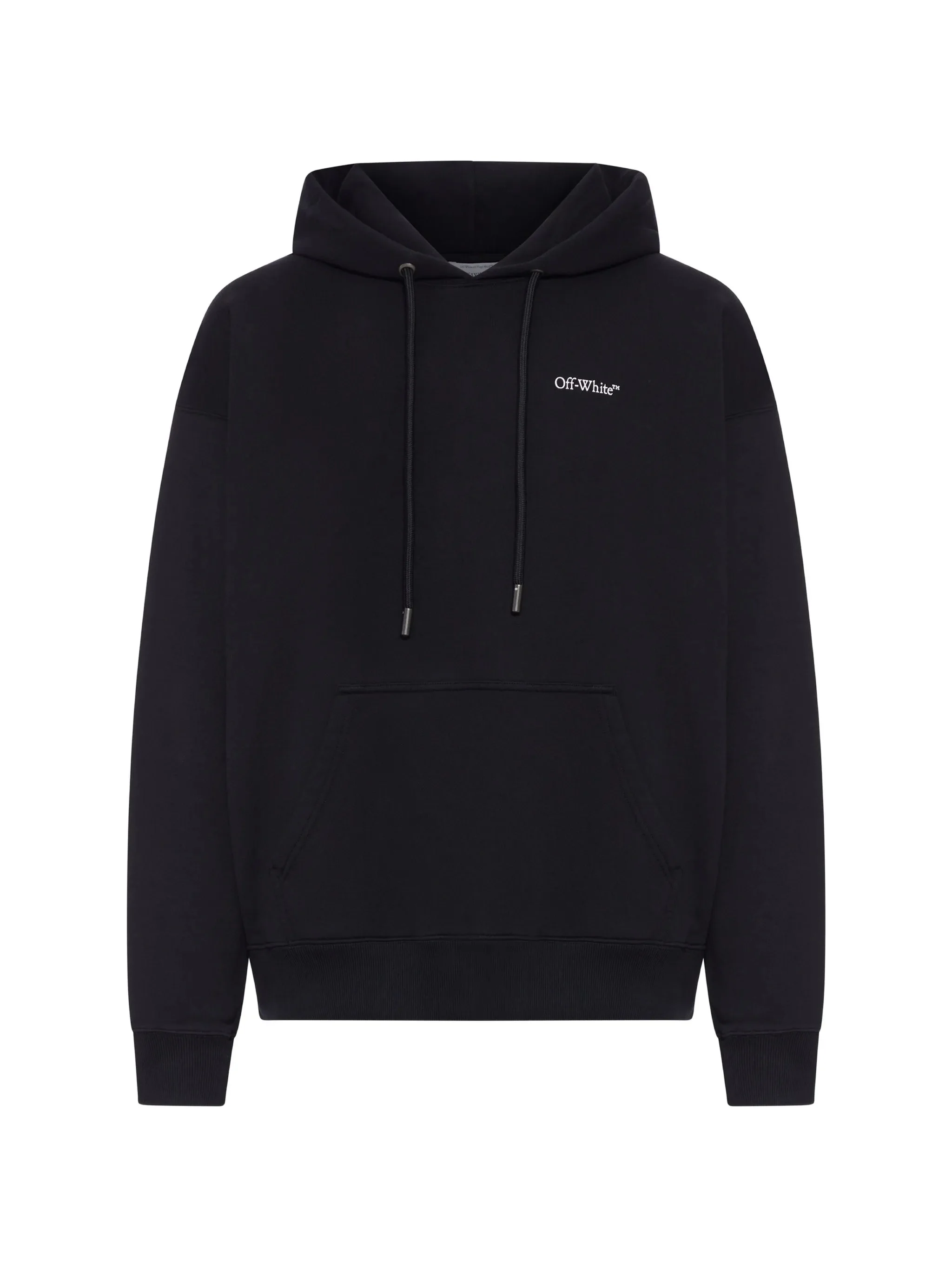Off-white Drawstring Hooded Sweatshirt - 1