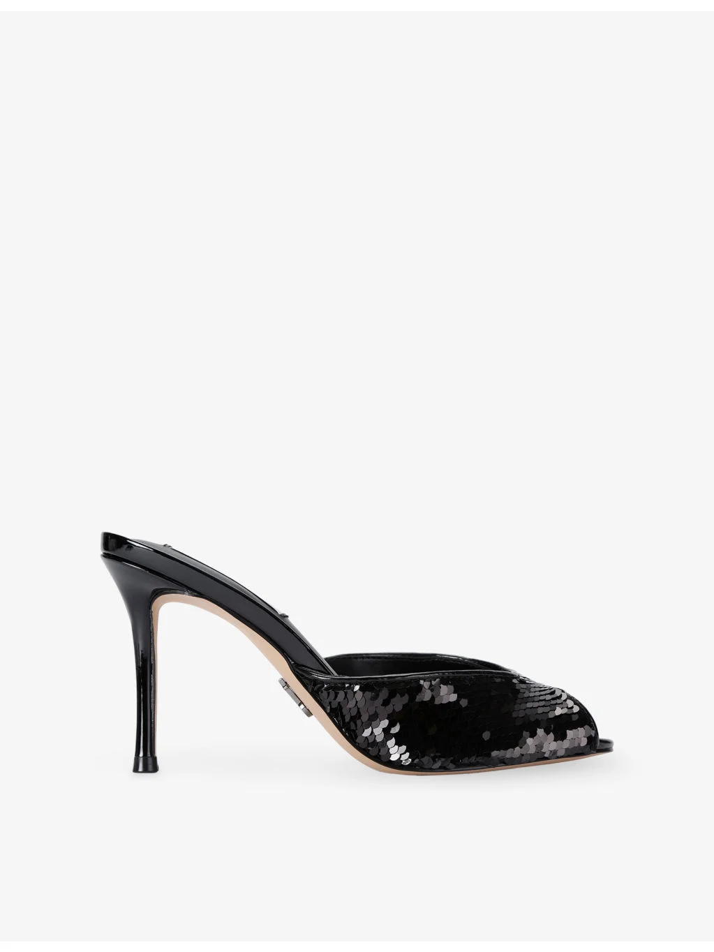 Rollout Faux-Leather Heeled Mules - 1